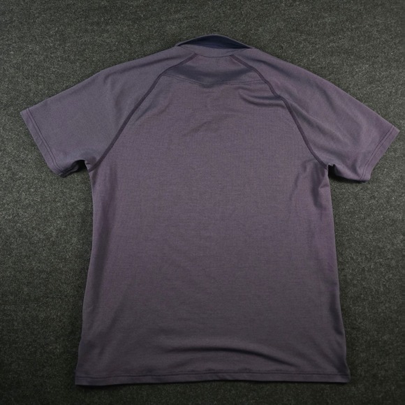 Rhone Men's Purple Delta Pique Performance Polo Golf Shirt Short Sleeve Size L - Picture 5 of 12